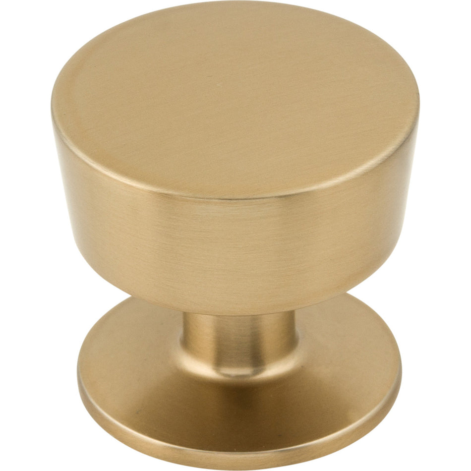 Top Knobs M1570: 1-3/16" Essex Round Cabinet Knob - Honey Bronze