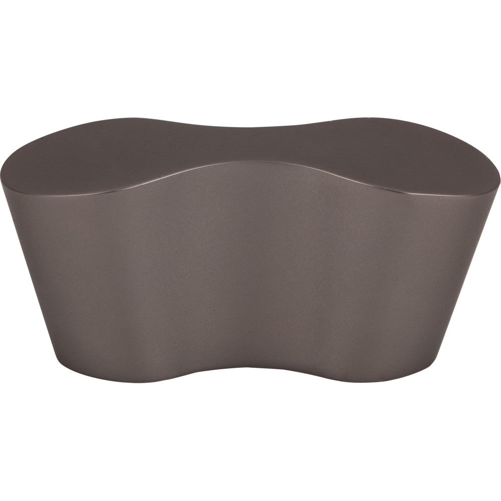 Top Knobs M1571: 2-1/8" Infinity Oval Cabinet Knob - Ash Gray