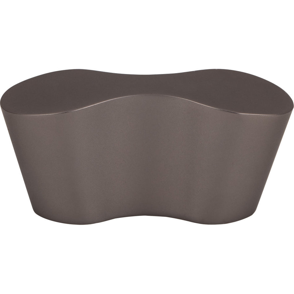 Top Knobs M1571: 2-1/8" Infinity Oval Cabinet Knob - Ash Gray