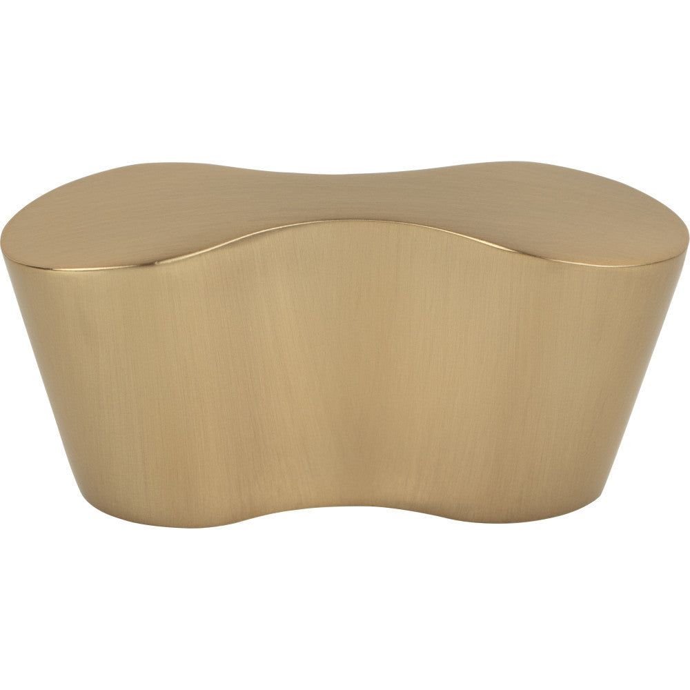 Top Knobs M1572: 2-1/8" Infinity Oval Cabinet Knob - Honey Bronze