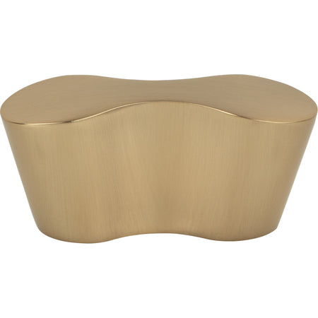 Top Knobs M1572: 2-1/8" Infinity Oval Cabinet Knob - Honey Bronze