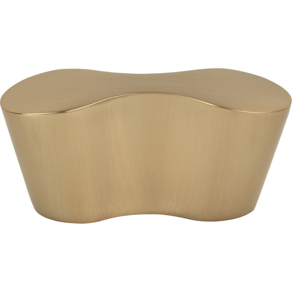 Top Knobs M1572: 2-1/8" Infinity Oval Cabinet Knob - Honey Bronze