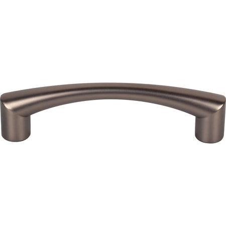 Top Knobs M1573: 3-3/4" cc Hidra Bar Cabinet Pull - Ash Gray