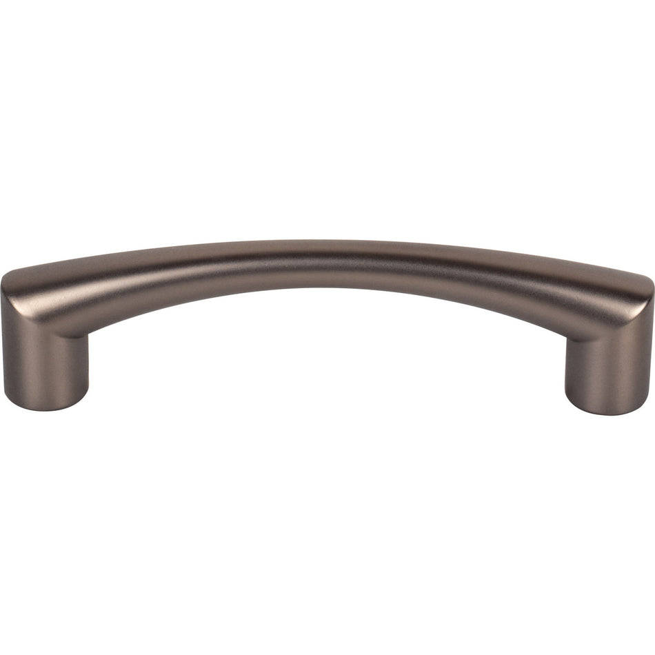Top Knobs M1573: 3-3/4" cc Hidra Bar Cabinet Pull - Ash Gray