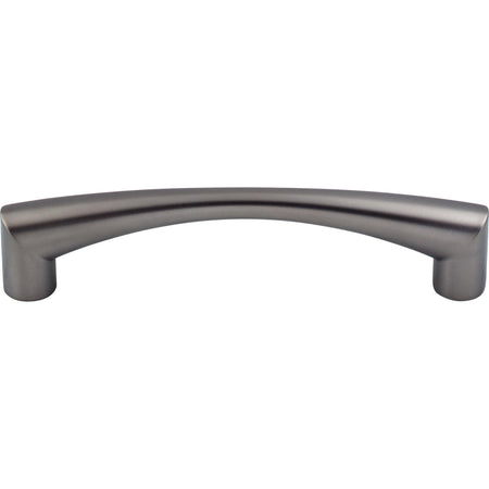 Top Knobs M1575: 5-1/16" cc Hidra Bar Cabinet Pull - Ash Gray