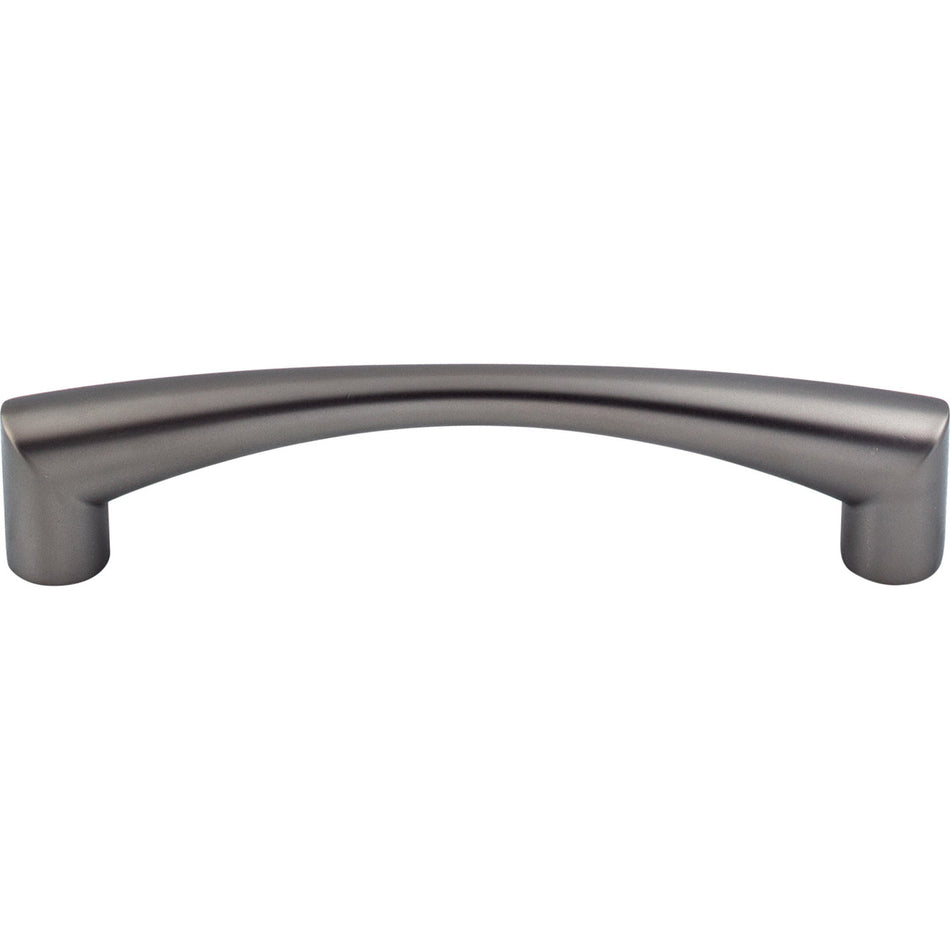 Top Knobs M1575: 5-1/16" cc Hidra Bar Cabinet Pull - Ash Gray