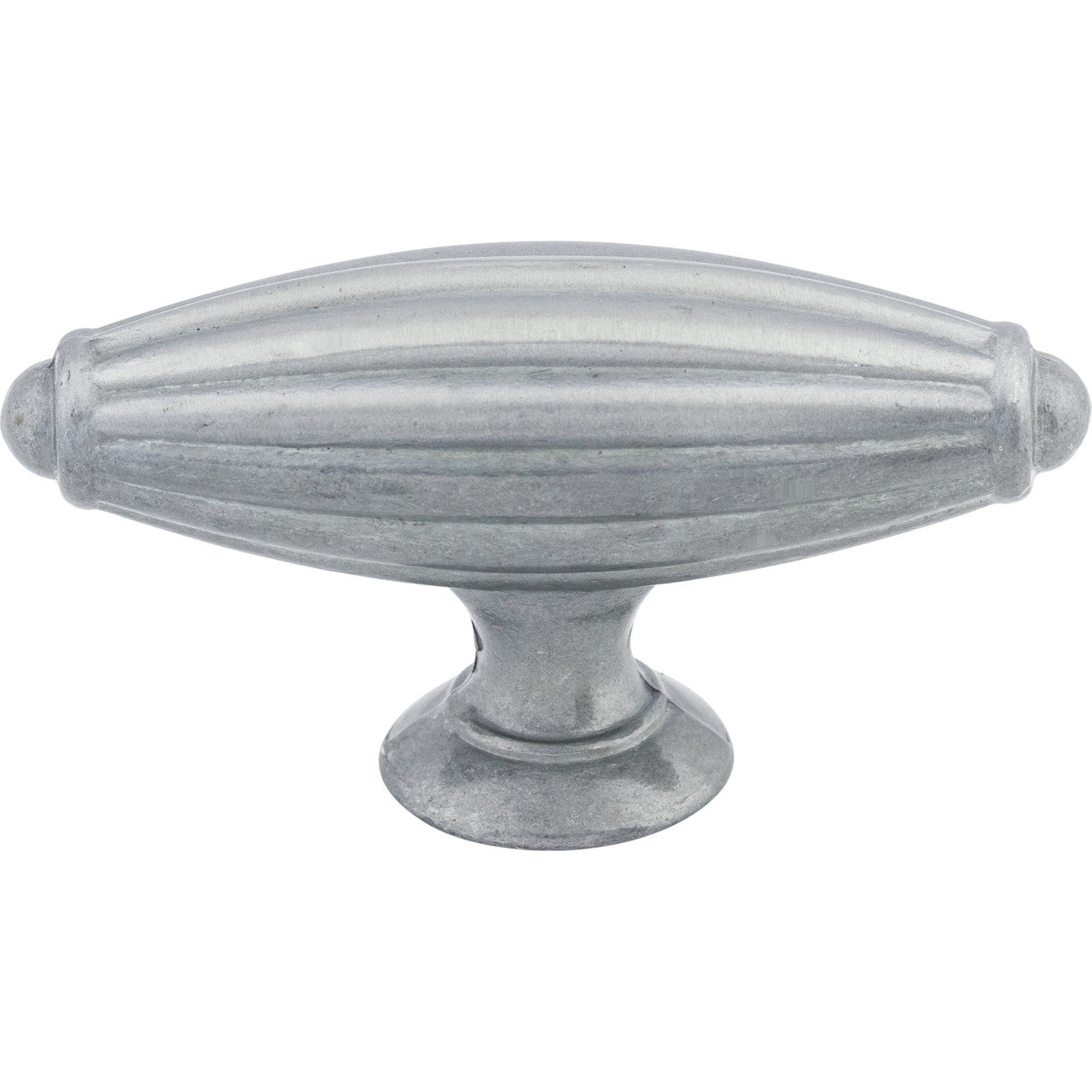 Top Knobs M157:  2-7/8" Tuscany T-Bar Cabinet Knob - Pewter Light