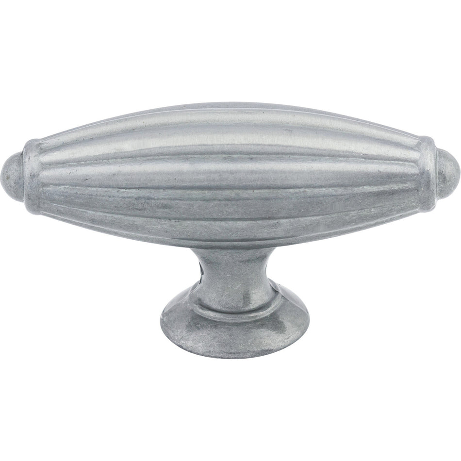 Top Knobs M157:  2-7/8" Tuscany T-Bar Cabinet Knob - Pewter Light