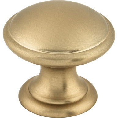 Top Knobs M1580: 1-1/4" Dakota Round Cabinet Knob - Brushed Bronze
