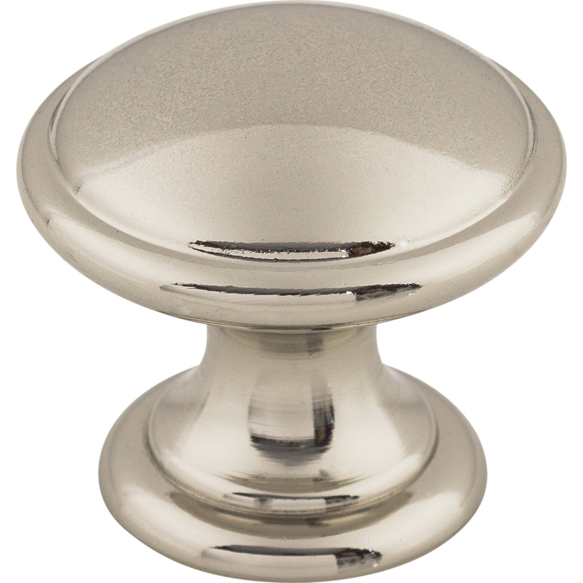 Top Knobs M1582: 1-1/4" Dakota Round Cabinet Knob - Polished Nickel