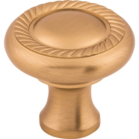 Top Knobs M1584: 1-1/4" Somerset II Swirl Cut Round Cabinet Knob - Brushed Bronze