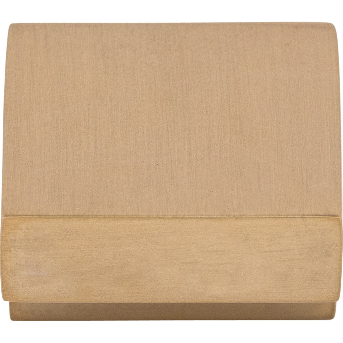 Top Knobs M1587: 1" Nouveau III Square Cabinet Knob - Brushed Bronze