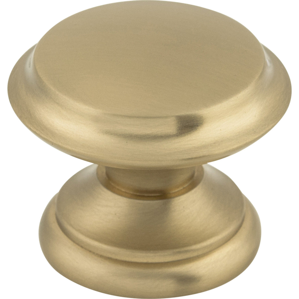 Top Knobs M1590: 1-3/8" Dakota Flat Top Round Cabinet Knob - Brushed Bronze