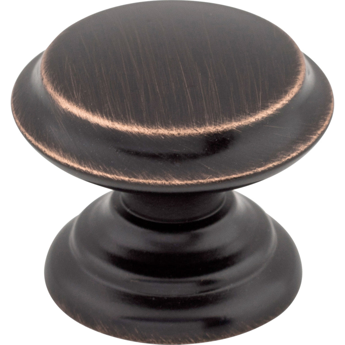 Top Knobs M1591: 1-3/8" Dakota Flat Top Round Cabinet Knob - Tuscan Bronze