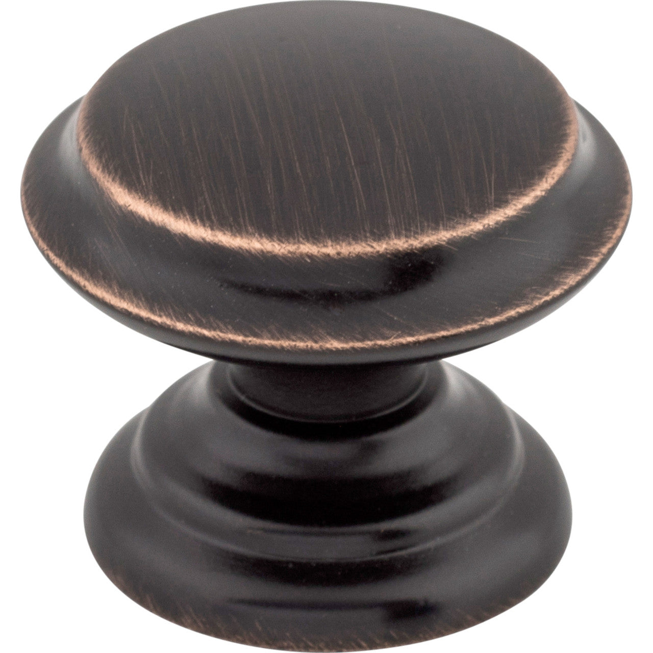 Top Knobs M1591: 1-3/8" Dakota Flat Top Round Cabinet Knob - Tuscan Bronze
