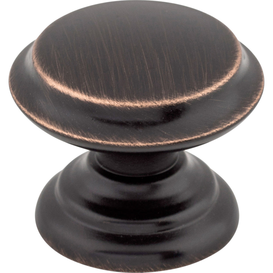 Top Knobs M1591: 1-3/8" Dakota Flat Top Round Cabinet Knob - Tuscan Bronze