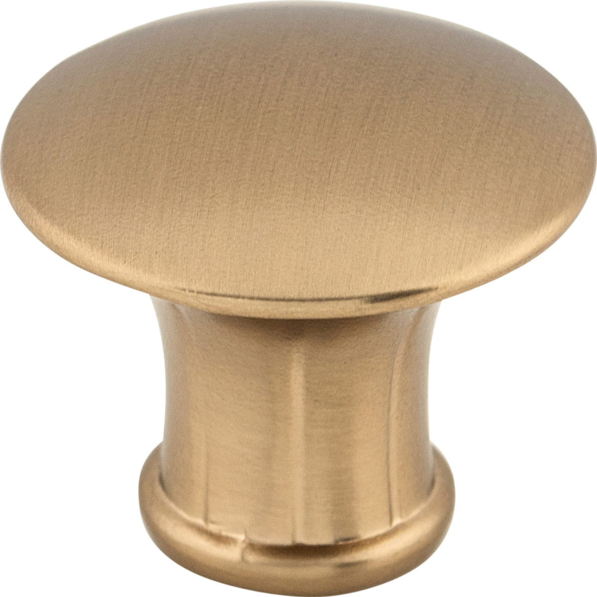 Top Knobs M1593: 1-1/4" Lund Round Cabinet Knob - Brushed Bronze