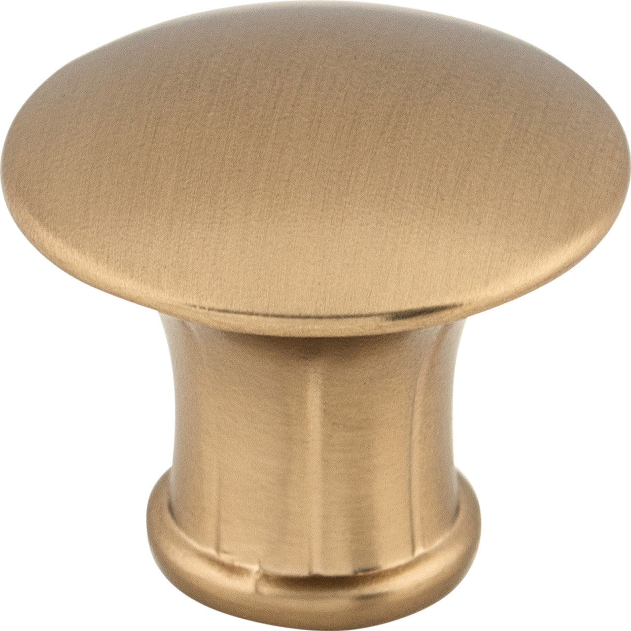 Top Knobs M1593: 1-1/4" Lund Round Cabinet Knob - Brushed Bronze