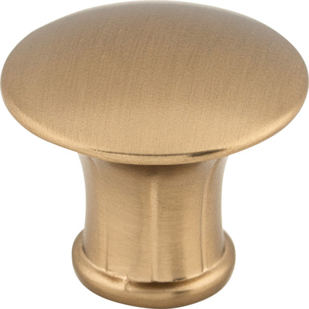 Top Knobs M1593: 1-1/4" Lund Round Cabinet Knob - Brushed Bronze