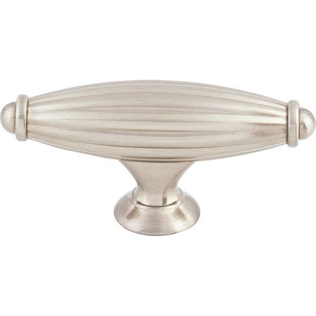 Top Knobs M1595: 2-5/8" Tuscany T-Bar Cabinet Knob - Brushed Satin Nickel
