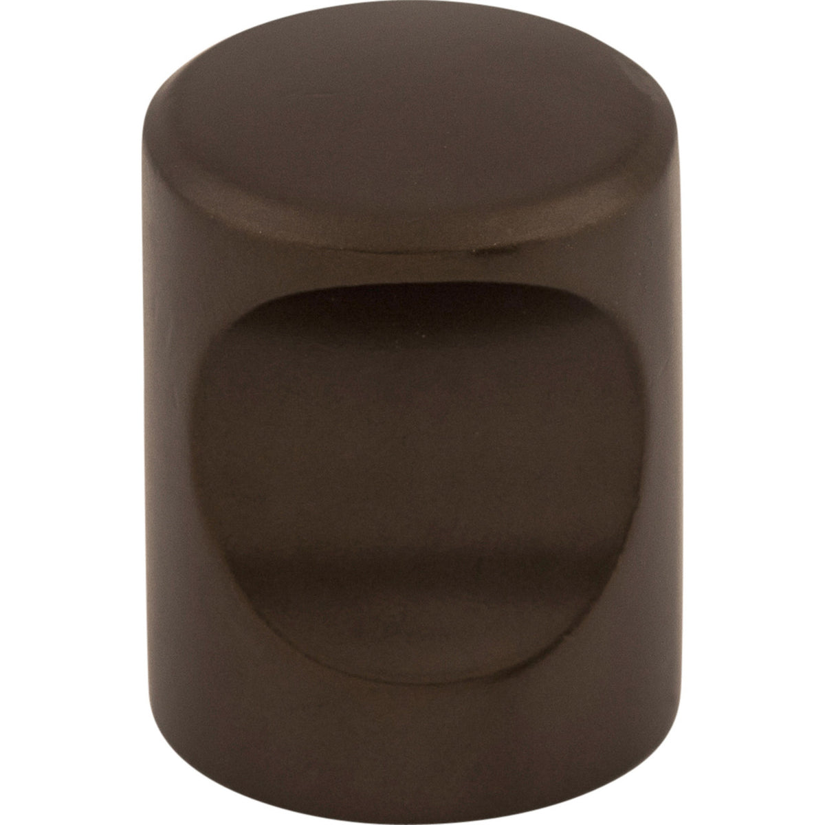 Top Knobs M1601: 3/4" Nouveau II Indent Cabinet Knob - Oil Rubbed Bronze