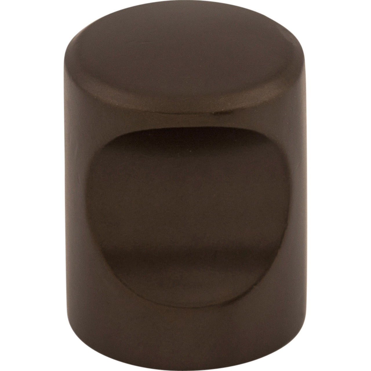 Top Knobs M1601: 3/4" Nouveau II Indent Cabinet Knob - Oil Rubbed Bronze