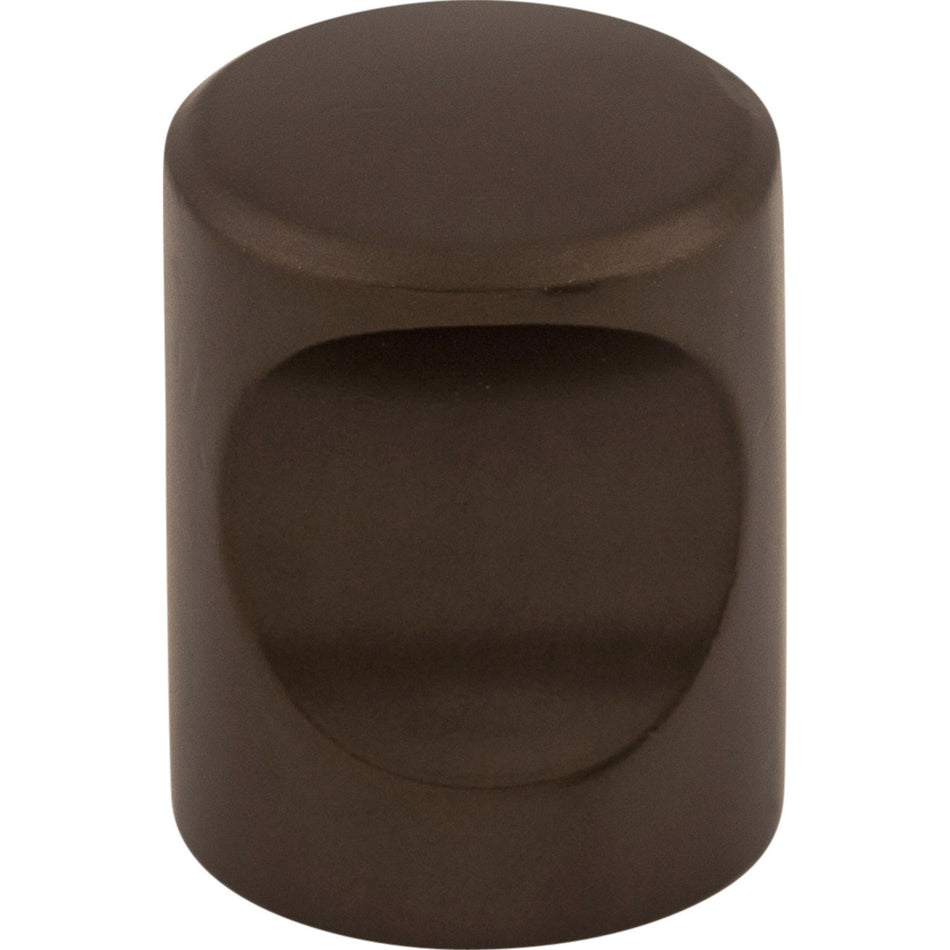 Top Knobs M1601: 3/4" Nouveau II Indent Cabinet Knob - Oil Rubbed Bronze