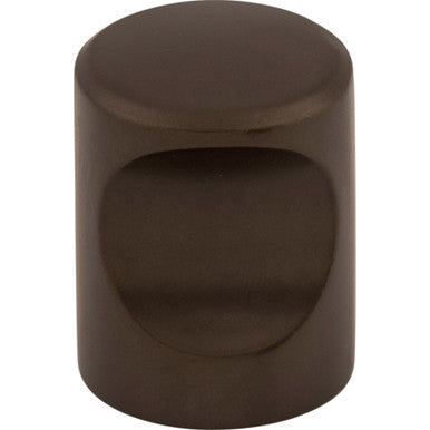 Top Knobs M1601: 3/4" Nouveau II Indent Cabinet Knob - Oil Rubbed Bronze