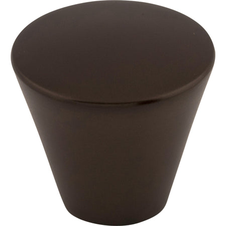 Top Knobs M1602: 1-1/16" Nouveau Tapered Cabinet Knob - Oil Rubbed Bronze