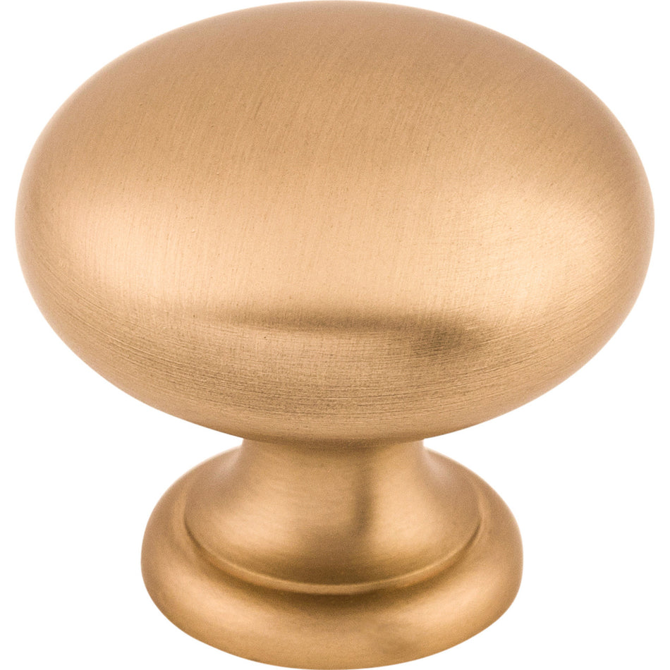 Top Knobs M1603: 1-1/4" Somerset II Mushroom Cabinet Knob - Brushed Bronze