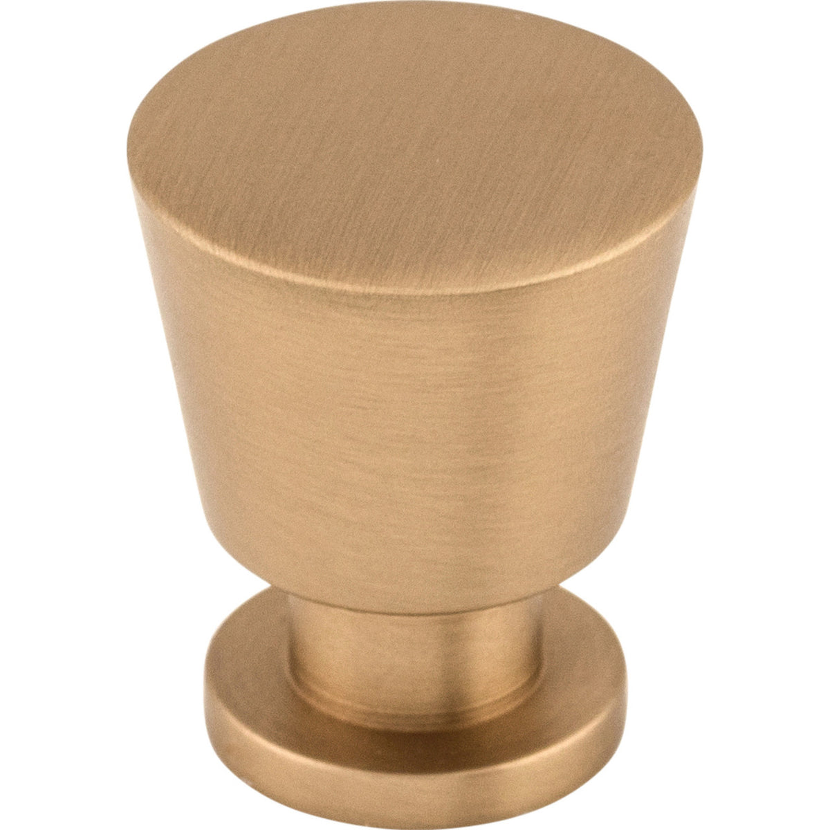 Top Knobs M1607: 7/8" Rocks Tapered Cabinet Knob - Brushed Bronze