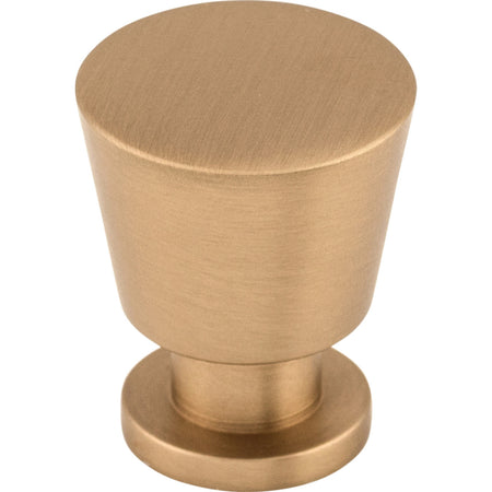Top Knobs M1607: 7/8" Rocks Tapered Cabinet Knob - Brushed Bronze