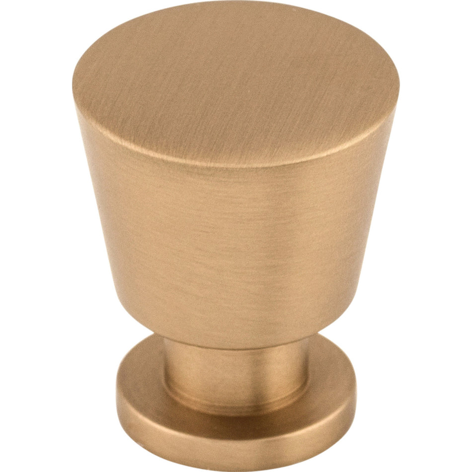 Top Knobs M1607: 7/8" Rocks Tapered Cabinet Knob - Brushed Bronze