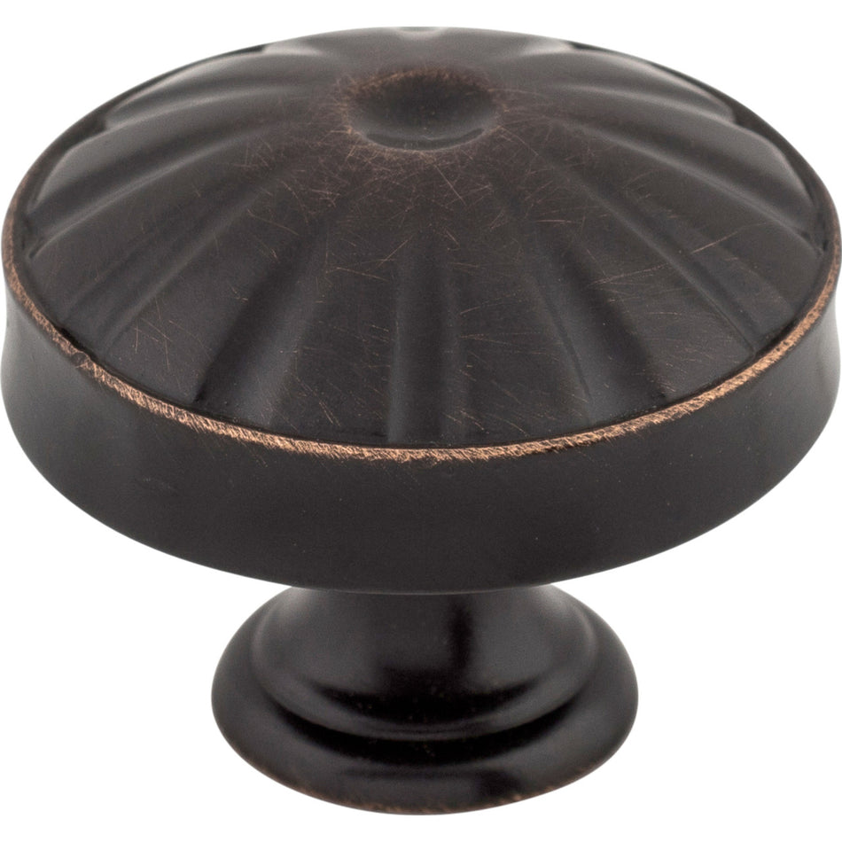 Top Knobs M1608: 1-1/4" Hudson Round Cabinet Knob - Tuscan Bronze