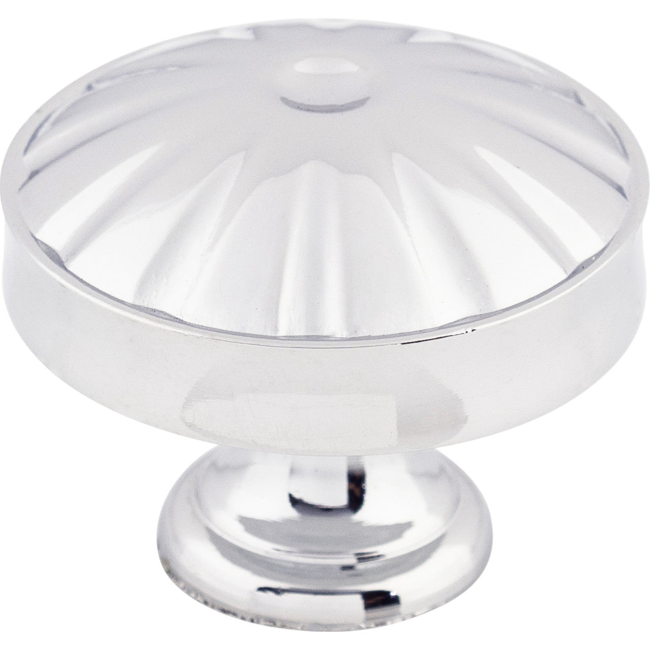 Top Knobs M1610: 1-1/4" Hudson Round Cabinet Knob - Polished Chrome