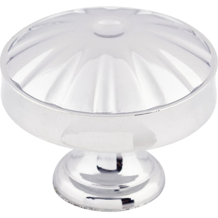 Top Knobs M1610: 1-1/4" Hudson Round Cabinet Knob - Polished Chrome