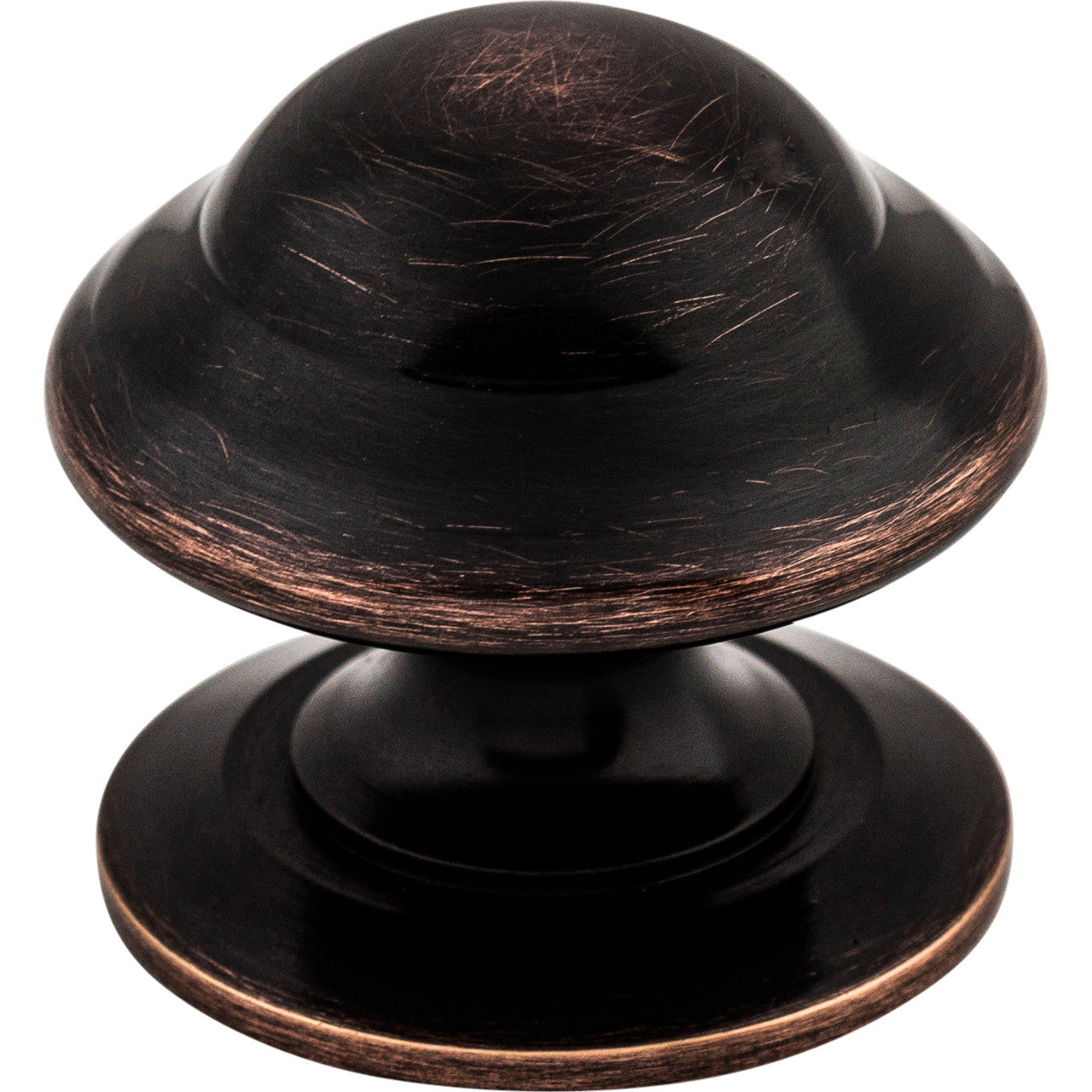 Top Knobs M1613: 1-3/8" Empress Round Cabinet Knob - Tuscan Bronze
