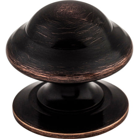 Top Knobs M1613: 1-3/8" Empress Round Cabinet Knob - Tuscan Bronze