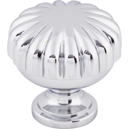 Top Knobs M1615: 1-1/4" Somerset II Melon Cabinet Knob - Polished Chrome