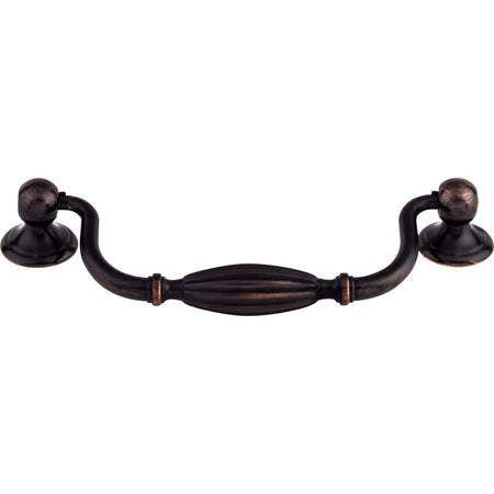 Top Knobs M1627: 5-1/16" cc Tuscany Drop Bail Cabinet Pull - Tuscan Bronze