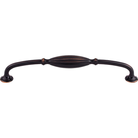 Top Knobs M1629: 8-13/16" cc Tuscany D-Handle Cabinet Pull - Tuscan Bronze