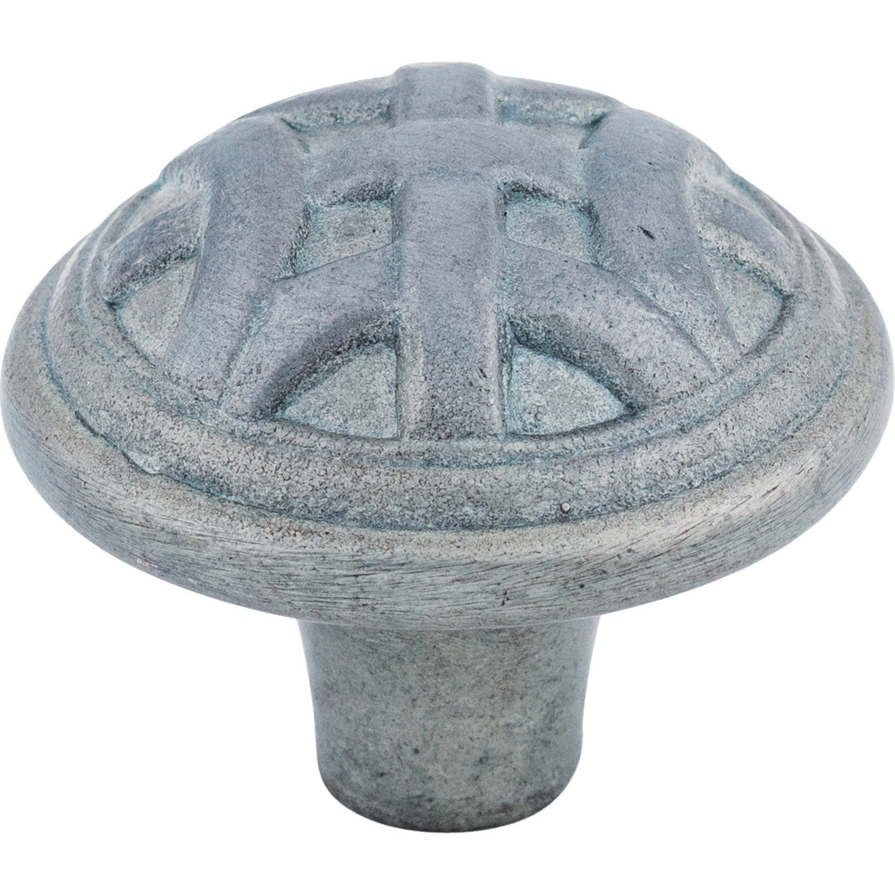 Top Knobs M162: 1-1/4" Celtic Round Cabinet Knob - Pewter Light
