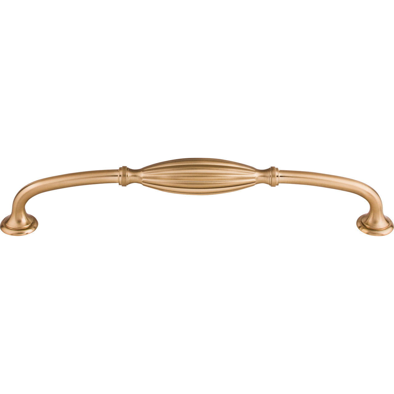 Top Knobs M1630: 8-13/16" cc Tuscany D-Handle Cabinet Pull - Brushed Bronze