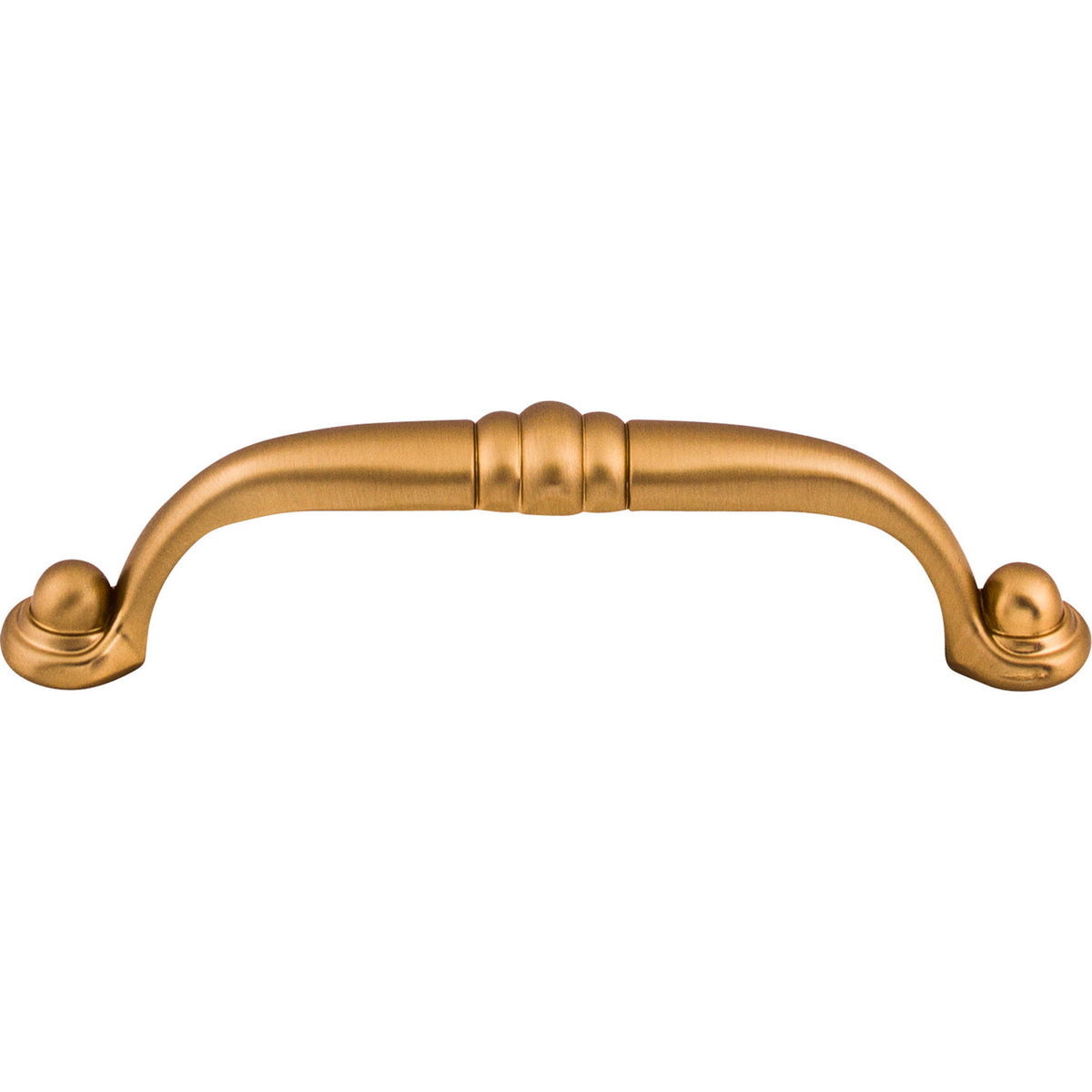 Top Knobs M1643: 3-3/4" cc Voss D-Handle Cabinet Pull - Brushed Bronze