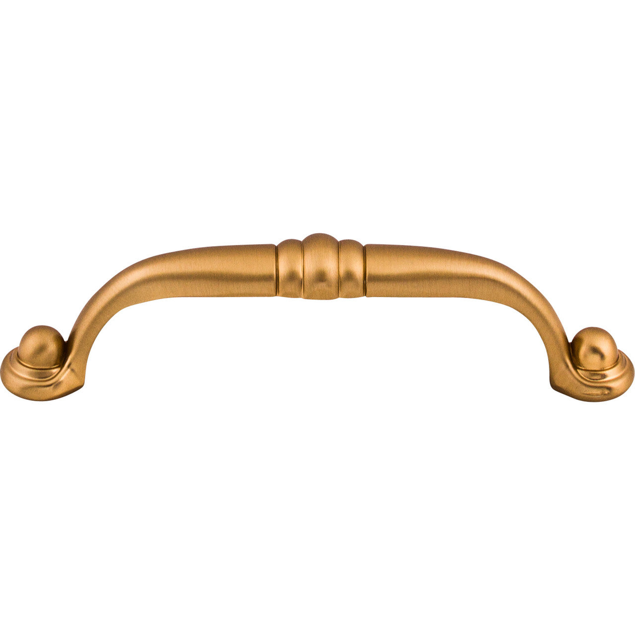 Top Knobs M1643: 3-3/4" cc Voss D-Handle Cabinet Pull - Brushed Bronze