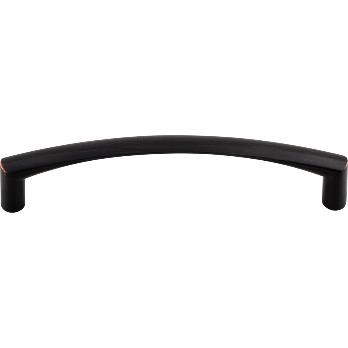 Top Knobs M1652: 5-1/16" cc Griggs Curved Bar Cabinet Pull - Tuscan Bronze