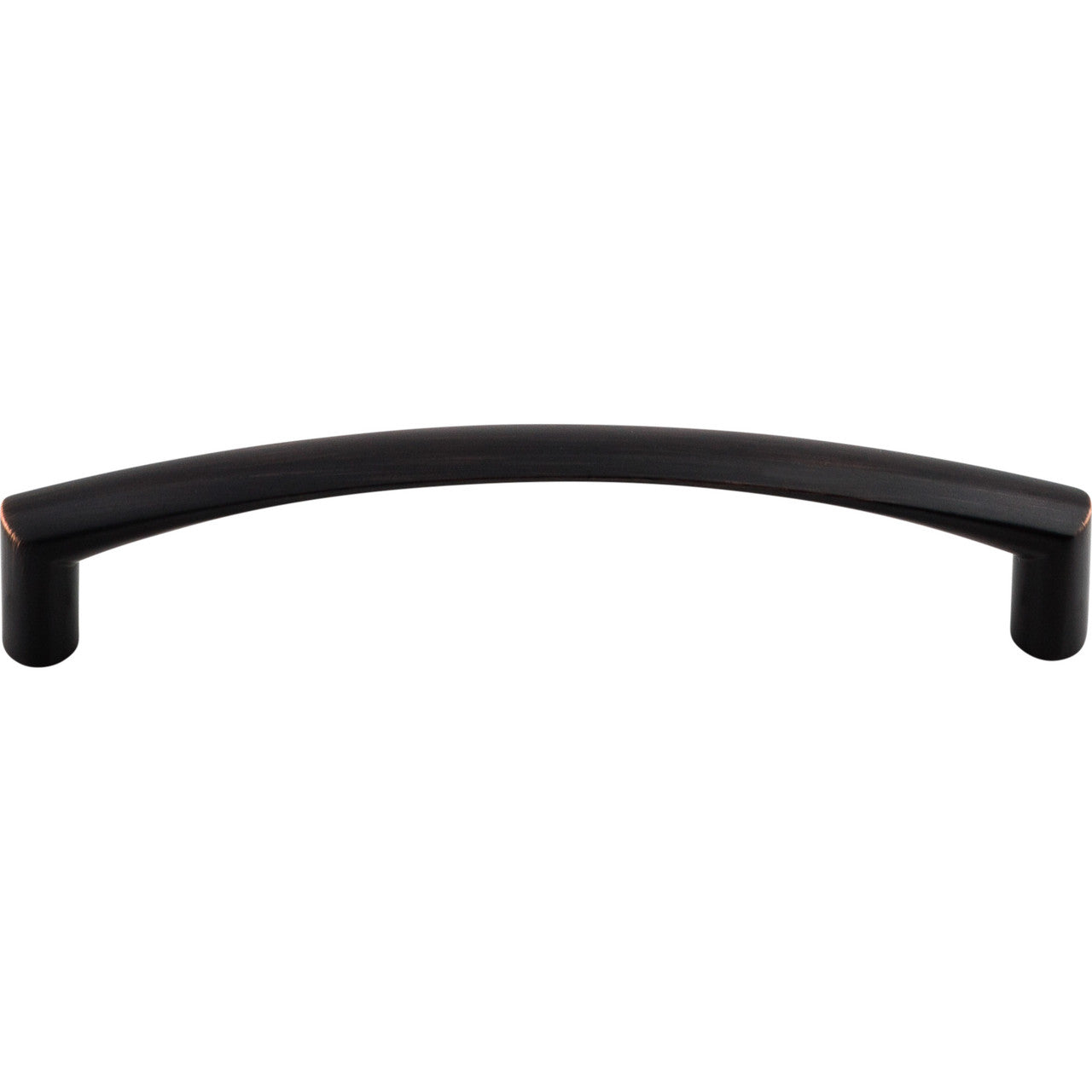 Top Knobs M1652: 5-1/16" cc Griggs Curved Bar Cabinet Pull - Tuscan Bronze
