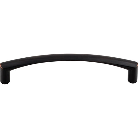 Top Knobs M1652: 5-1/16" cc Griggs Curved Bar Cabinet Pull - Tuscan Bronze