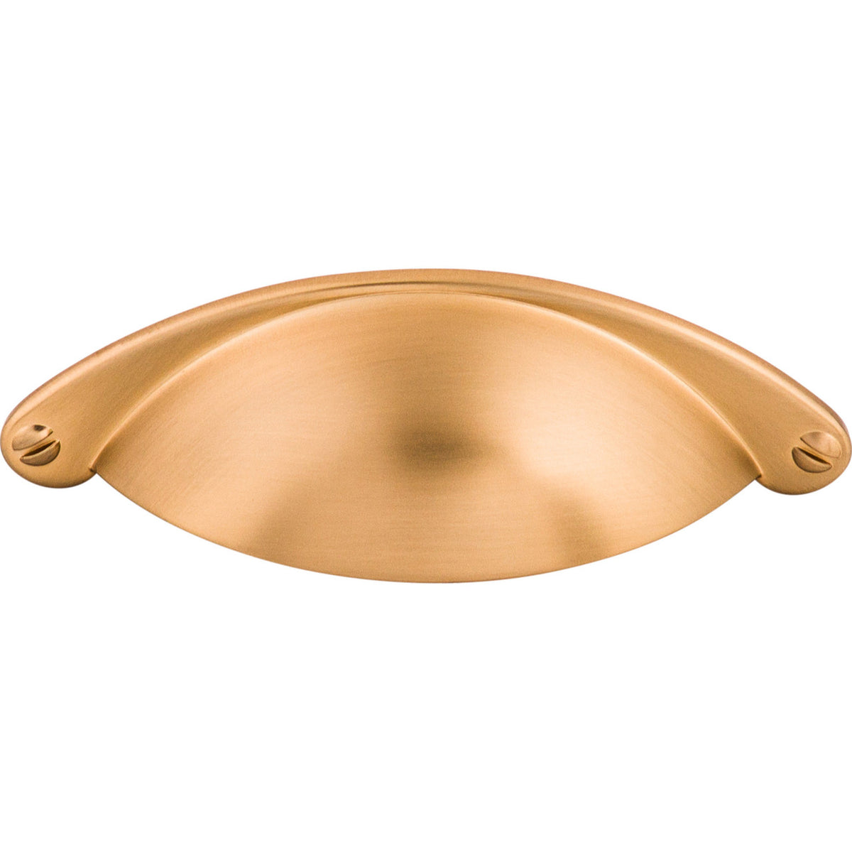 Top Knobs M1660: 2-1/2" cc Arendal Cup Cabinet Pull - Brushed Bronze