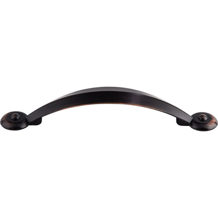Top Knobs M1661: 3-3/4" cc Dakota Angle Cabinet Pull - Tuscan Bronze